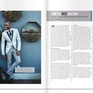 How the Was Was Won editorial in Bleu Magazine