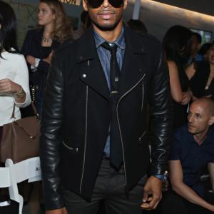 Actor Eric West attends the Ricardo Seco fashion show during MercedesBenz Fashion Week Spring 2015 at 7 World Trade Center on September 10 2014 in New York City