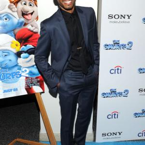 Eric West attends The Smurfs 2 New York Blue Carpet Screening at Lighthouse International Theater on July 28 2013 in New York City