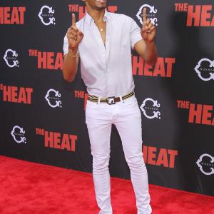 Eric West attends The Heat New York Premiere at Ziegfeld Theatre on June 23 2013 in New York City