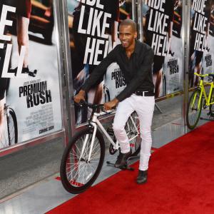 Actor Eric West attends the Premium Rush New York premiere at Regal Union Square on August 22 2012 in New York City