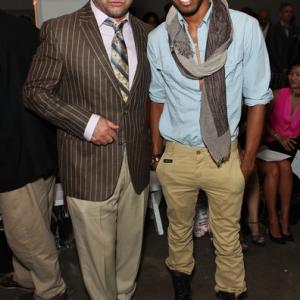 Actors Stephen Baldwin L and Eric West R attend the Rolando Santana Spring 2012 fashion show during MercedesBenz Fashion Week at Exit Art on September 14 2011 in New York City September 13 2011  Photo by Chelsea LaurenGetty Im