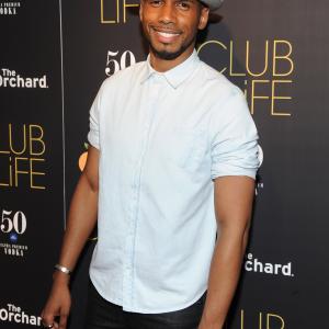 Actor Eric West attends the Club Life New York premiere at Regal Cinemas Union Square on May 26 2015 in New York City
