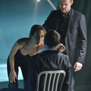 Still of Peter Outerbridge, Maggie Q and Shane West in Nikita (2010)