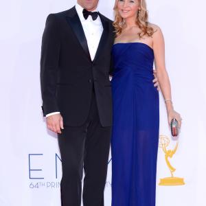 Jon Hamm and Jennifer Westfeldt at event of The 64th Primetime Emmy Awards (2012)