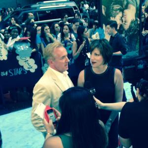David Whalen Guss Dad  Mila Govich Guss Mom at the New York Premiere of THE FAULT IN OUR STARS