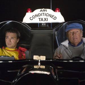 Adam West and Justin Whalin in Super Capers The Origins of Ed and the Missing Bullion 2009