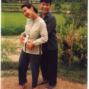 On location in Phuket, Thailand, with Joan Chen in 