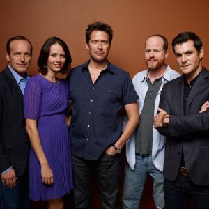 Amy Acker, Clark Gregg, Alexis Denisof, Sean Maher and Joss Whedon at event of Much Ado About Nothing (2012)