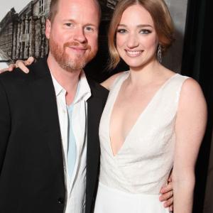 Joss Whedon and Kristen Connolly at event of Namas girios gludumoj (2012)