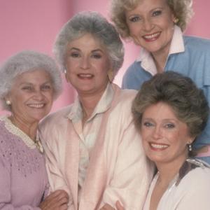 Estelle Getty Rue McClanahan Bea Arthur and Betty White in The Golden Girls 1985