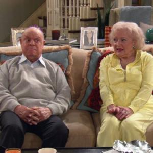Still of Don Rickles and Betty White in Hot in Cleveland (2010)