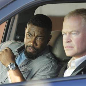 Still of Neal McDonough and Michael Jai White in Falcon Rising 2014