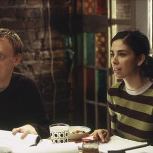 Still of Sarah Silverman and Mike White in The School of Rock (2003)