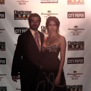 Vanessa with co-star Brandon Stacy at the CIFF 2008 where Vanessa won the award for BEST ACTRESS for the short film Tangled Web, directed by Todd Svoboda