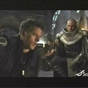 Still of Ben Browder and Richard Whiten in Stargate SG-1