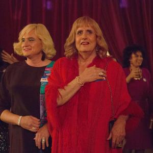 Still of Jeffrey Tambor and Bradley Whitford in Transparent (2014)