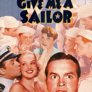 Bob Hope Betty Grable Martha Raye and Jack Whiting in Give Me a Sailor 1938