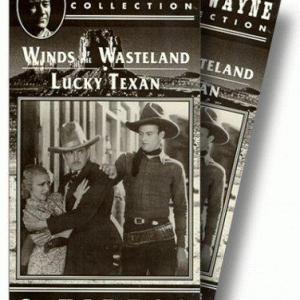 John Wayne and Lloyd Whitlock in The Lucky Texan (1934)