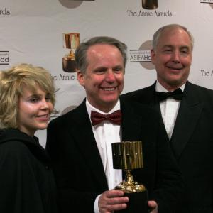 Ben Burtt Nick Park and Mae Whitman at event of A Matter of Loaf and Death 2008