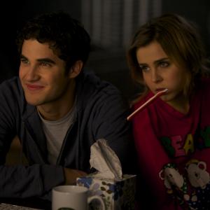 Still of Mae Whitman and Darren Criss in Web Therapy (2011)