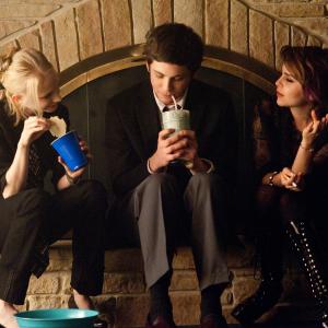 Still of Logan Lerman, Mae Whitman and Erin Wilhelmi in The Perks of Being a Wallflower (2012)