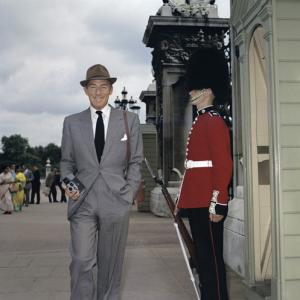 Michael Wilding in London circa 1950s