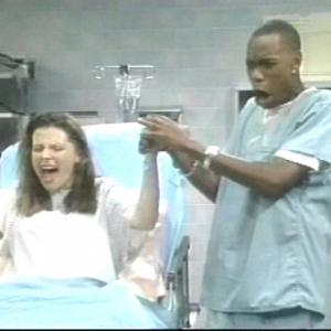 JoAnn Willette and Dave Chappelle in BUDDIES