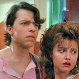 JoAnn Willette with Jon Cryer in AMAZING STORIES
