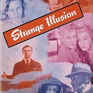 Sally Eilers Jayne Hazard Jimmy Lydon Mary McLeod and Warren William in Strange Illusion 1945