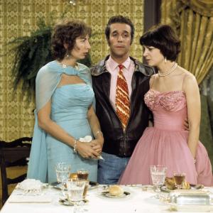 Still of Penny Marshall, Henry Winkler and Cindy Williams in Laverne & Shirley (1976)