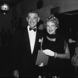 Big Country Premeire Clark Gable and wife Kay Spreckles 1958