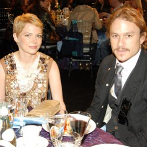 Heath Ledger and Michelle Williams