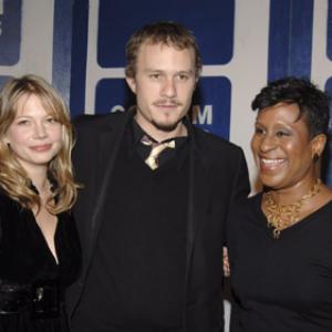 Heath Ledger, Michelle Williams and Michelle Byrd