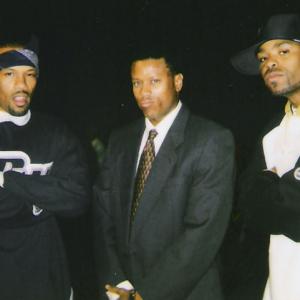 Method Man, Raymond and Redman on set of the Method & Red Show