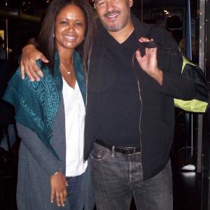 Tonya Williams and ActorDirector Clark Johnson