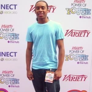 Zachary Isaiah Williams arrives at the Variety Power of Youth Paramount Studios