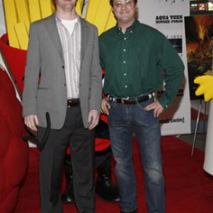 Matt Maiellaro and Dave Willis at event of Aqua Teen Hunger Force Colon Movie Film for Theaters 2007