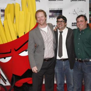 Matt Maiellaro Dave Willis and Dana Snyder at event of Aqua Teen Hunger Force Colon Movie Film for Theaters 2007