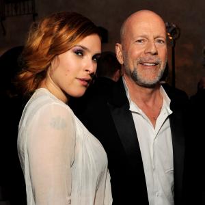 Bruce Willis and Rumer Willis at event of Eilinis Dzo Kerstas 2013