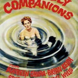 Maureen OHara Brian Keith Steve Cochran and Chill Wills in The Deadly Companions 1961