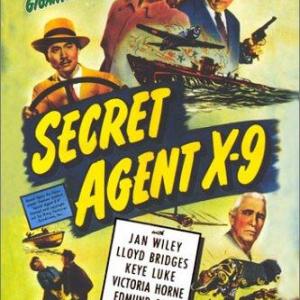 Samuel S Hinds Cy Kendall Keye Luke and Jan Wiley in Secret Agent X9 1945