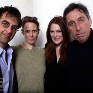 From Left to Right: Atom Egoyan, Erin Cressida Wilson, Julianne Moore, and Ivan Reitman at the Toronto Film Festival. (Chloe)