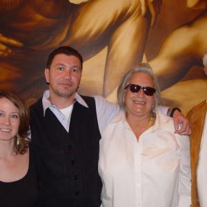 Lana Veenker, Bo , KW and Philip Krysl @ The Governors Hotel for 'Blanket of the Sun'.