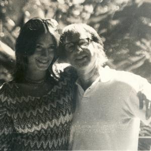 Katherine and World Tennis Champion Bobby Riggs circa 1973; Beverly Hills Hotel Polo Lounge