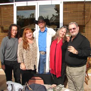 Leonard Brady, Cyndi Tracy, Indian Bob, Katherine and John Milius AFM 2008