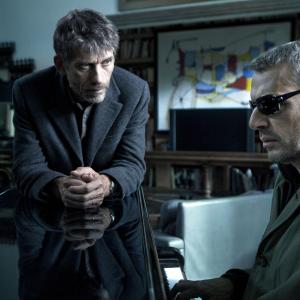 Still of Jacques Gamblin and Lambert Wilson in Agrave laveugle 2012