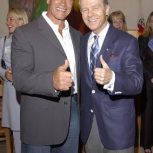 Arnold Schwarzenegger and Pete Wilson