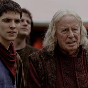 Richard Wilson and Colin Morgan in Merlin (2008)