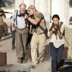 Still of Rhona Mitra and Philip Winchester in Strike Back 2010